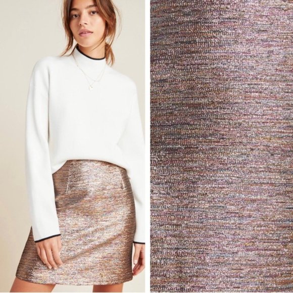 Anthropologie Dresses & Skirts - NWT Anthropologie Annalee Shimmer Mini Skirt